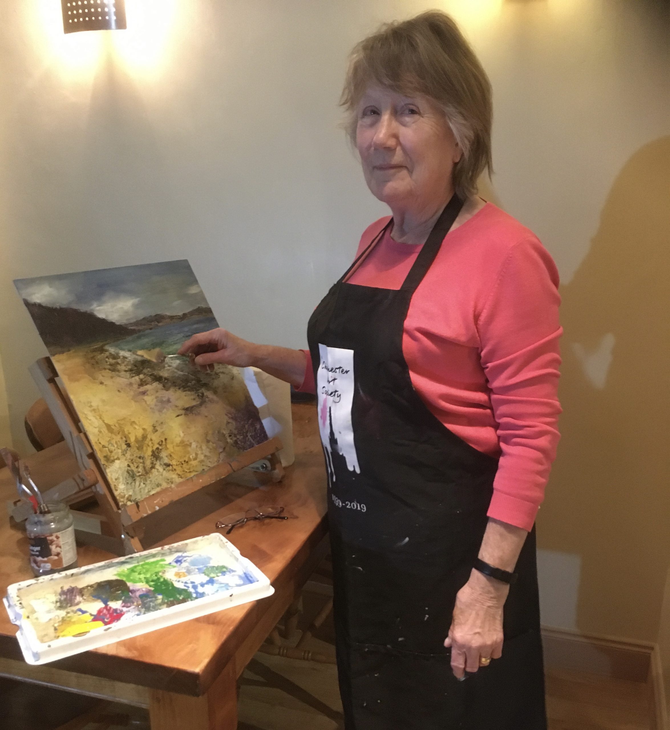 Upload one image of you at work in your studio: LawrenceMaggie_4063 Maggie Lawrence