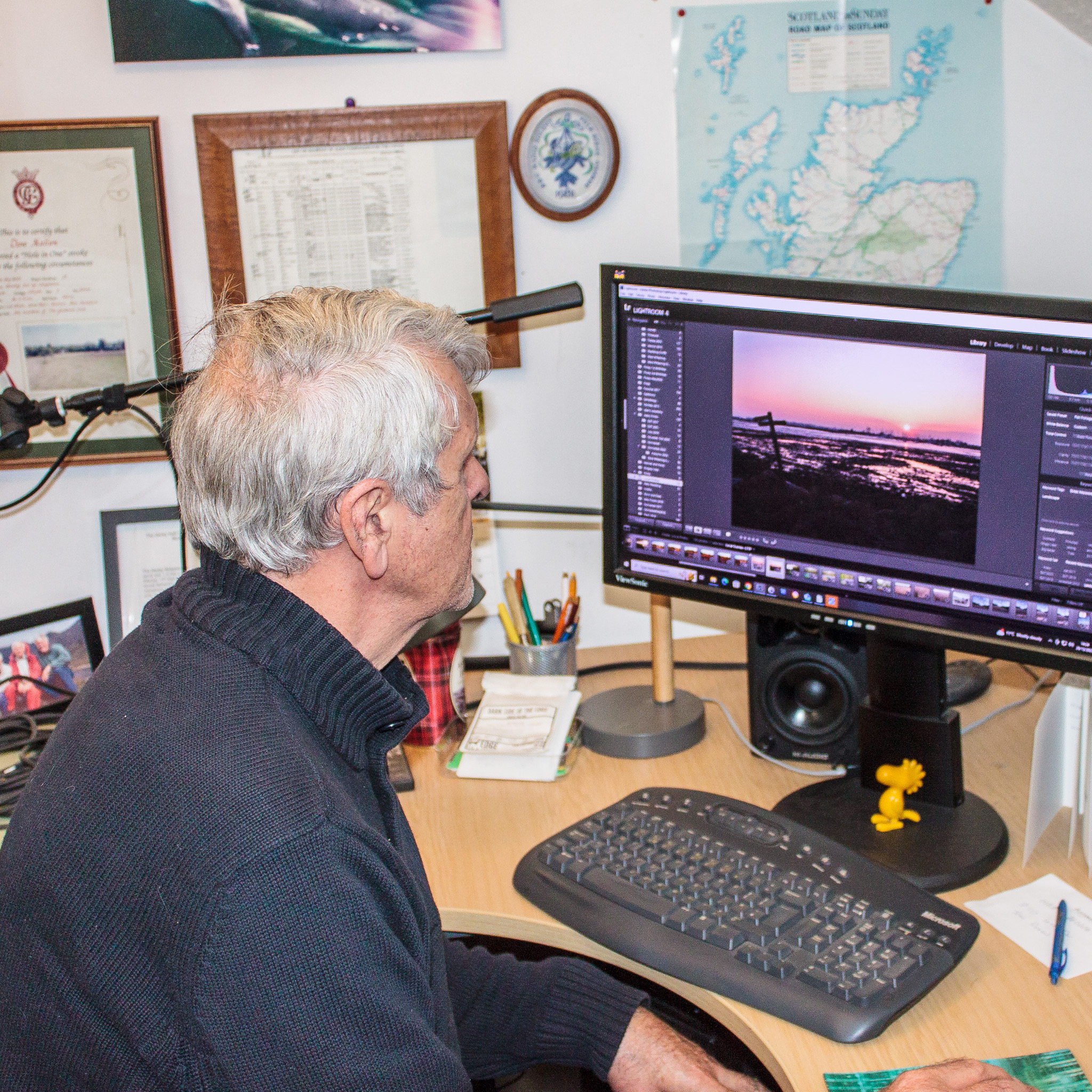 Upload one image of you at work in your studio: DMallan Dave Mallan