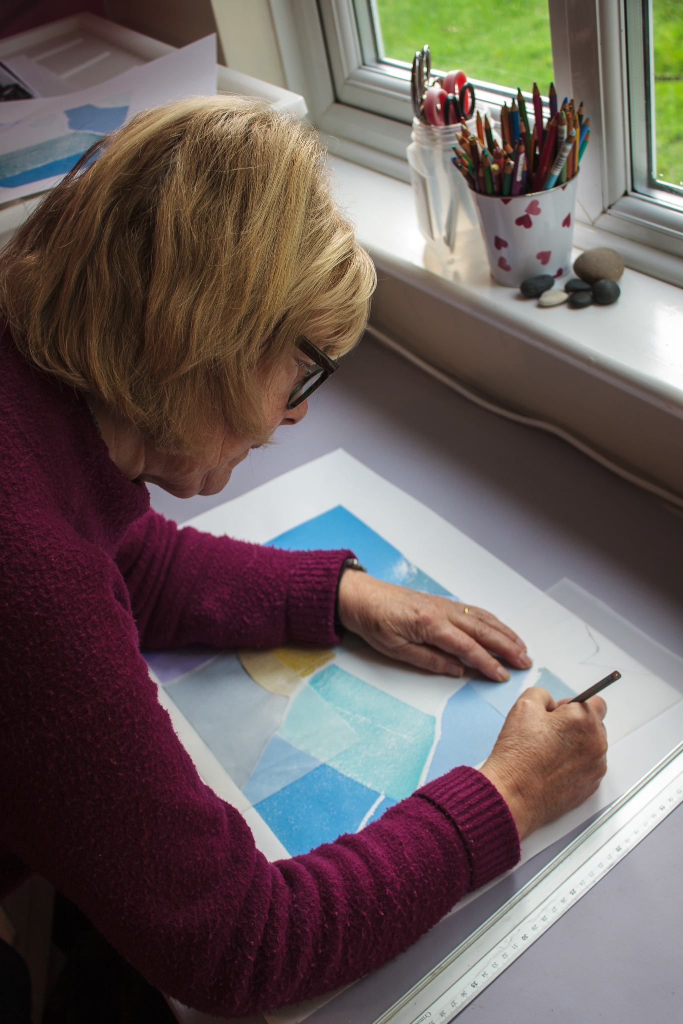 Upload one image of you at work in your studio: Jean_Mallan Jean Mallan