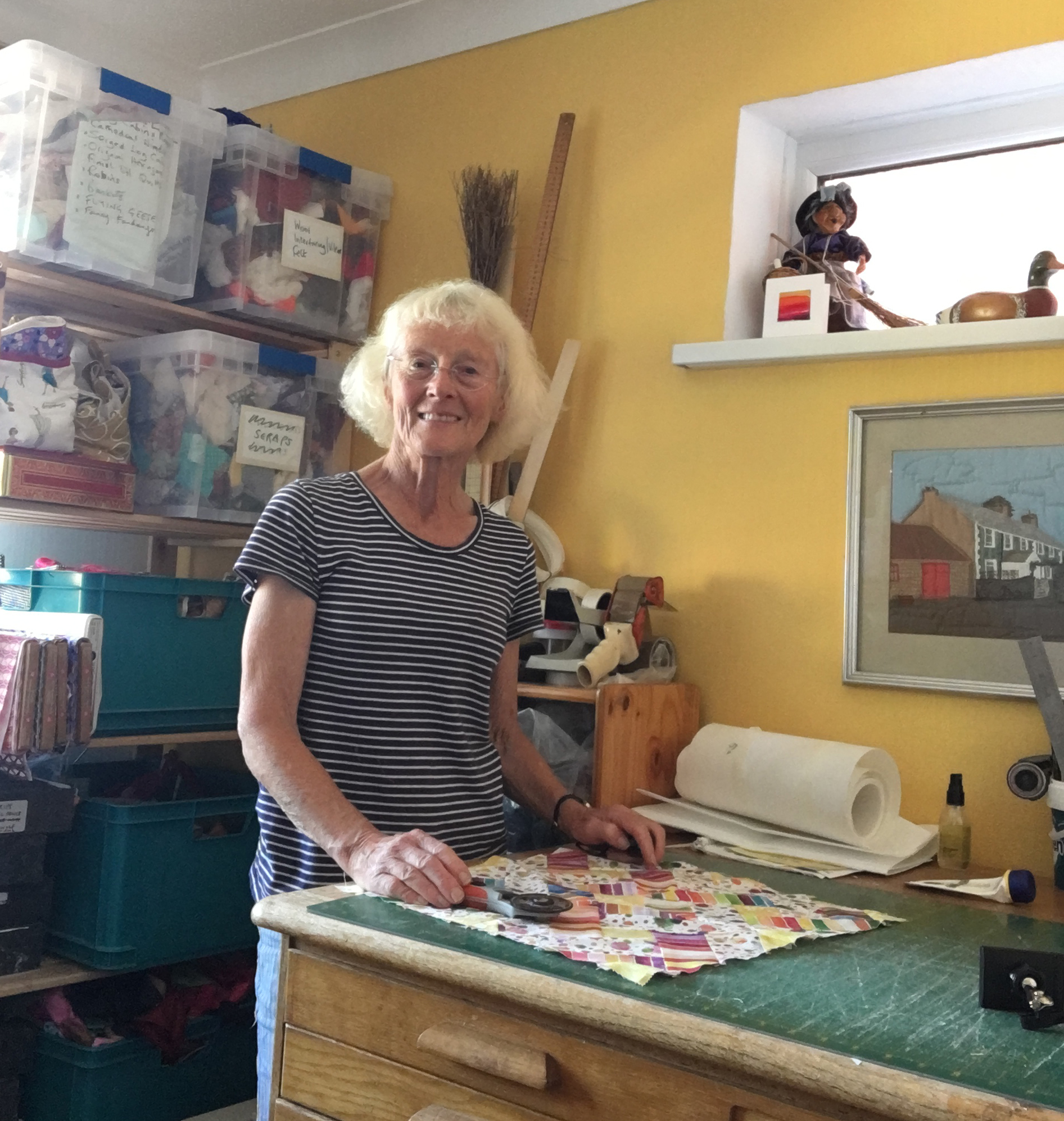 Upload one image of you at work in your studio: Jennie Kristina Hagström