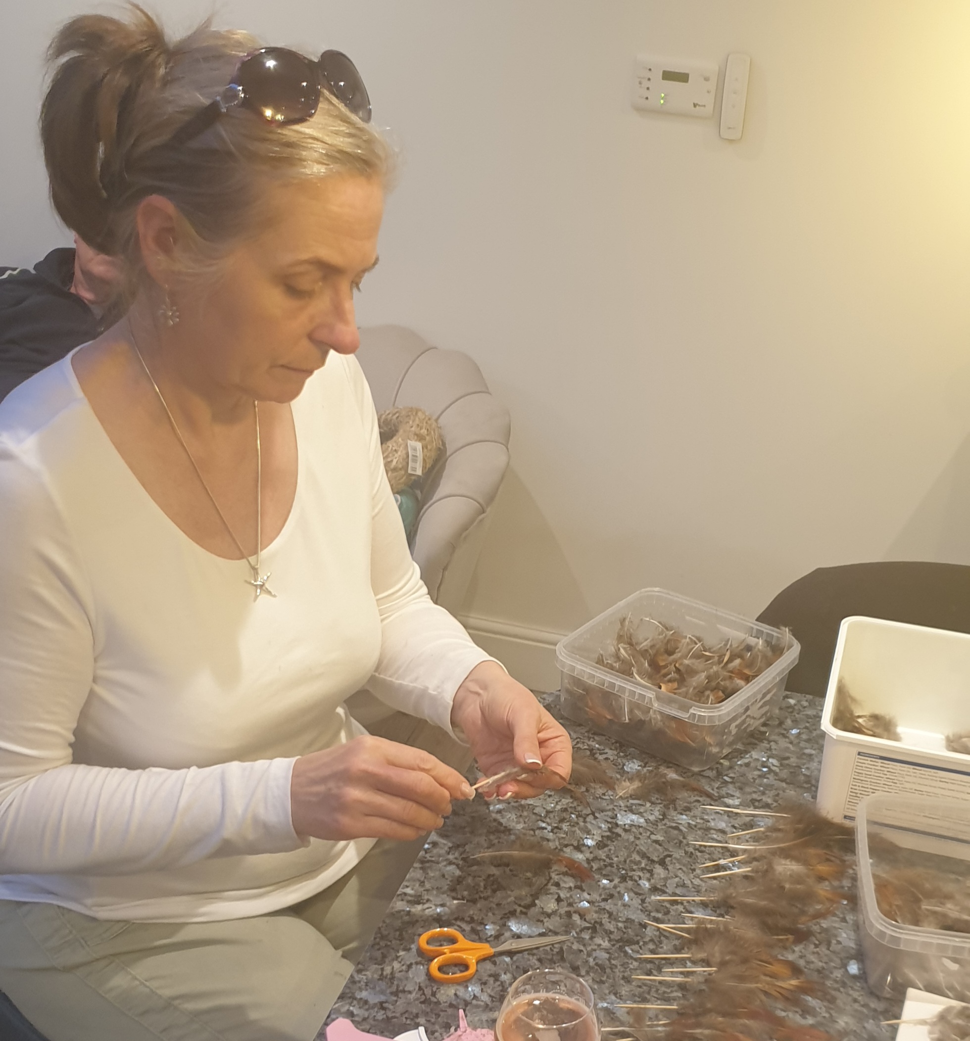 Upload one image of you at work in your studio: KimMcCormick-Working Kim McCormick