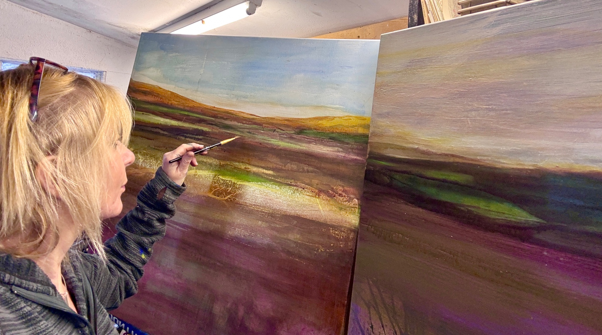 Upload one image of you at work in your studio: Samantha-Millington-Ringwood Lucille Scott